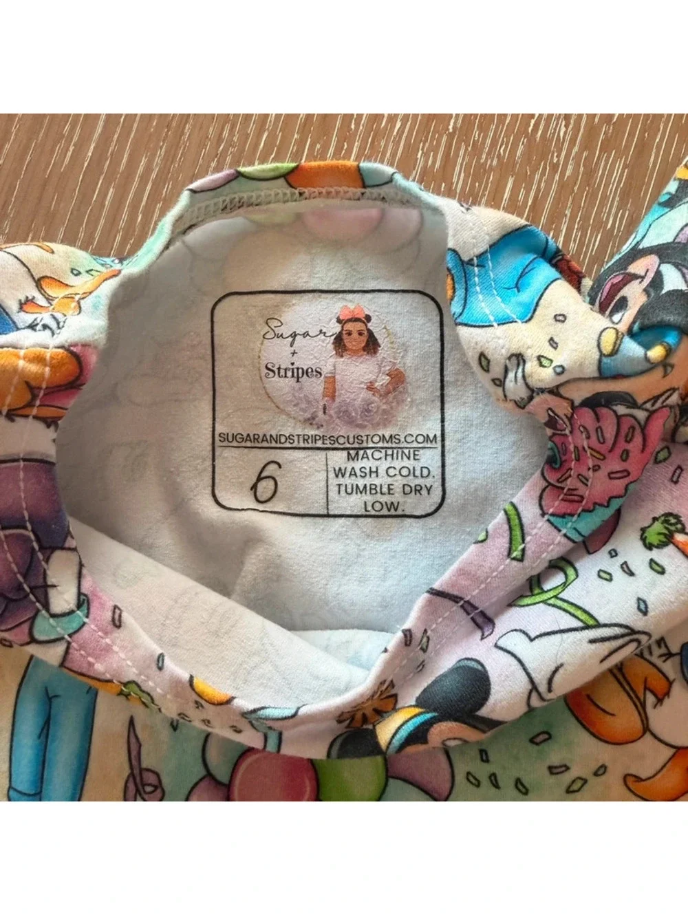 Sugar and Stripes Boutique Disney Birthday Party Dress